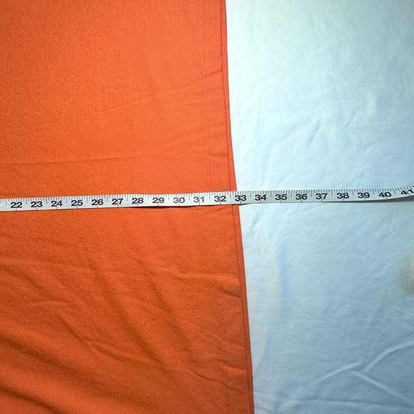 Men's Sean John Orange Short Sleeve Polo Shirt 3XL with White Trim - Picture 5 of 8